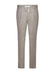 Brunello Cucinelli Stripe Linen Pants With Drawstring