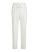 Brunello Cucinelli Stripe Linen Pants With Drawstring