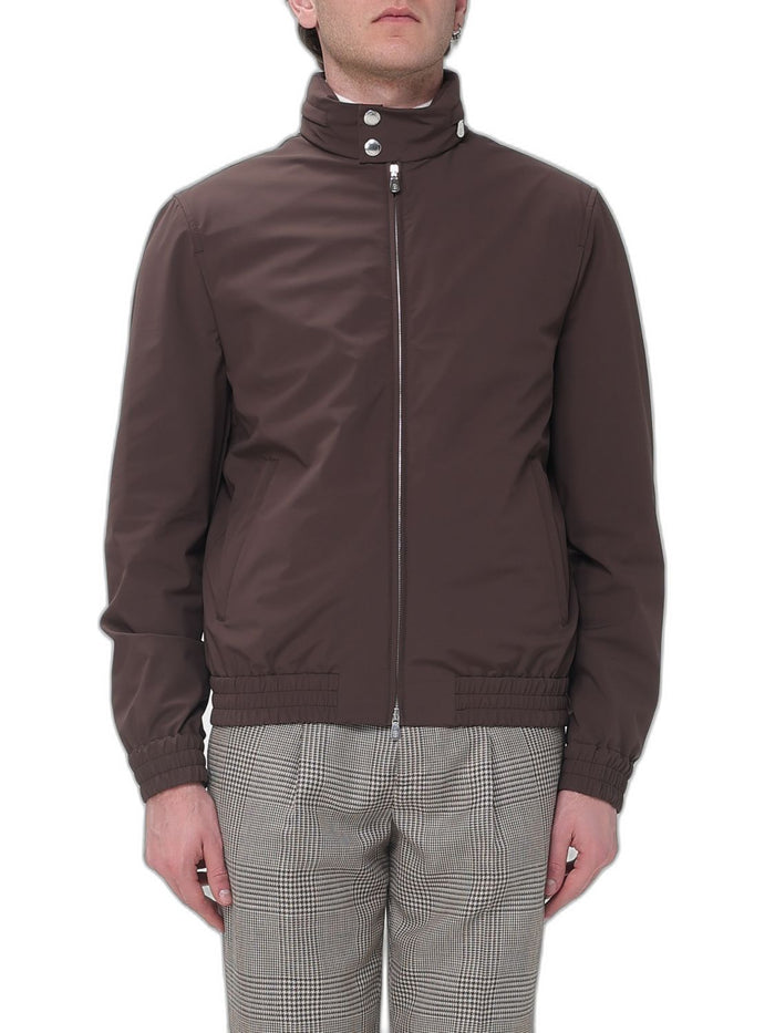 Brunello Cucinelli Nylon Jacket With Membrane And Detachable Hood