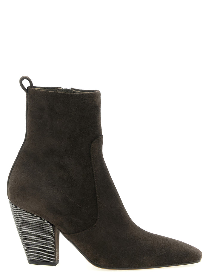 Brunello Cucinelli 'Precious Heel' Ankle Boots