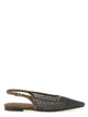 Brunello Cucinelli 'Precious Net Embroidery' Slingback