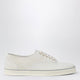 Brunello Cucinelli White Suede Calfskin Sneakers