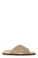 Brunello Cucinelli Washed Suede Slides
