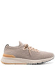 Brunello Cucinelli Dove Grey Fabric Sneakers