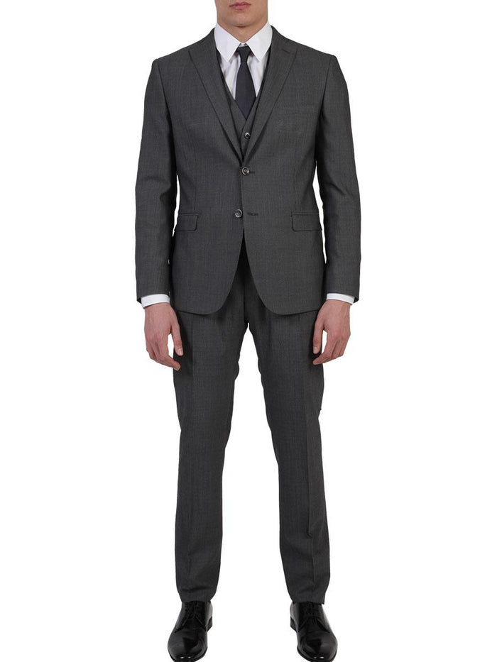 Tonello Gray Three-Piece Suit