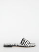 Paris Texas Zebra-Print Flat Sandals