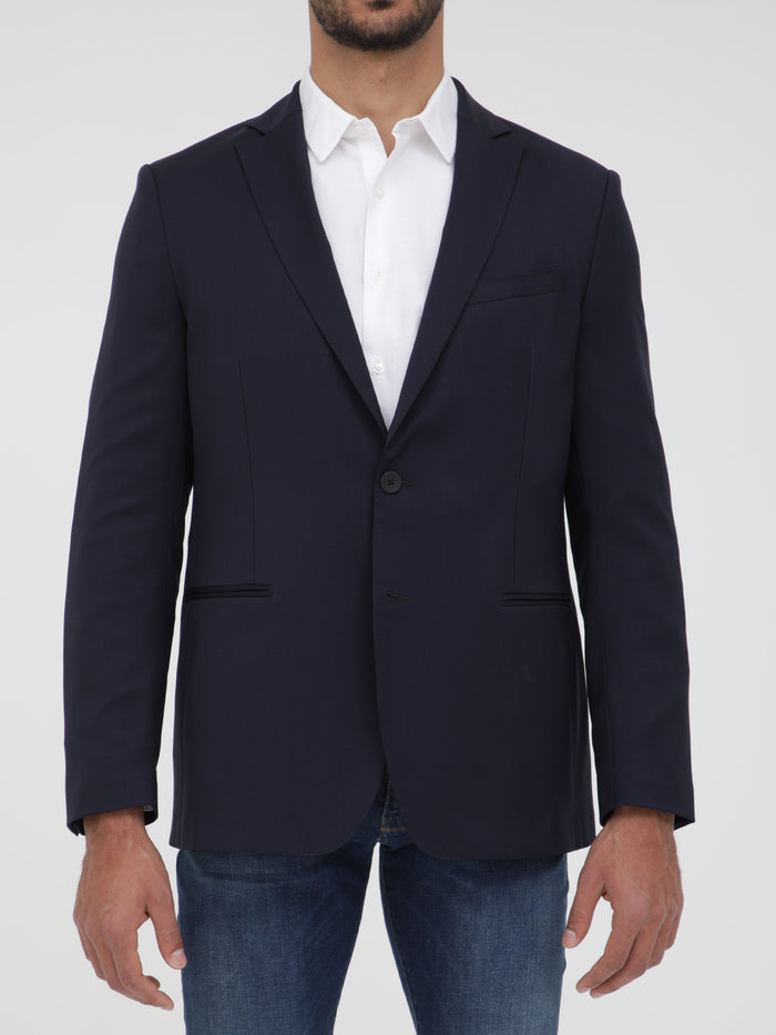 Tonello Blue Wool Jacket