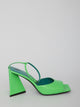 The Attico Green Piper Sandals