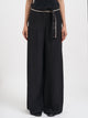 Alessandra Marchi Pants With Side Openings