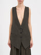 Andrea Ya'aqov Viscosis And Linen Gilet