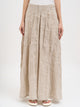 Nostrasantissima Long Linen Skirt