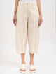 Nostrasantissima Striped Cotton And Linen Pants