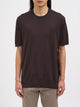 Paolo Pecora Crew Neck Silk Sweater