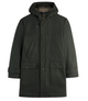 Fay Green Toggle Fastening Hooded Jacket