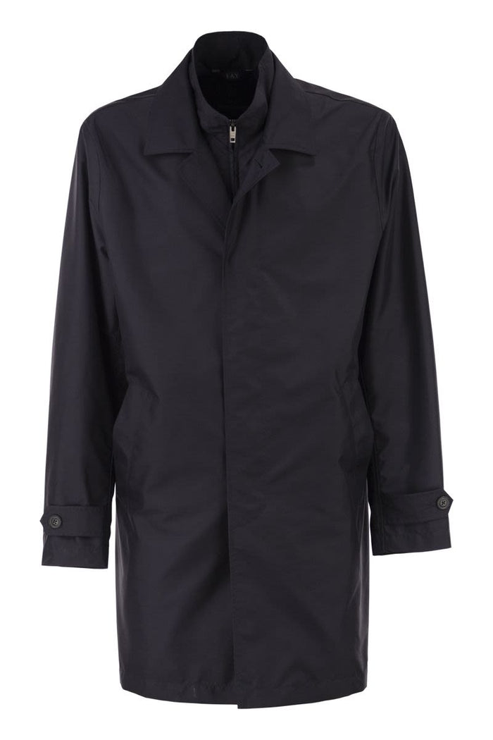 Fay Morning Coat In Water-Repellent Technical Poplin