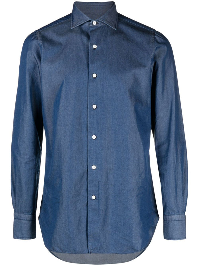 Finamore Regular Fit Denim Shirt