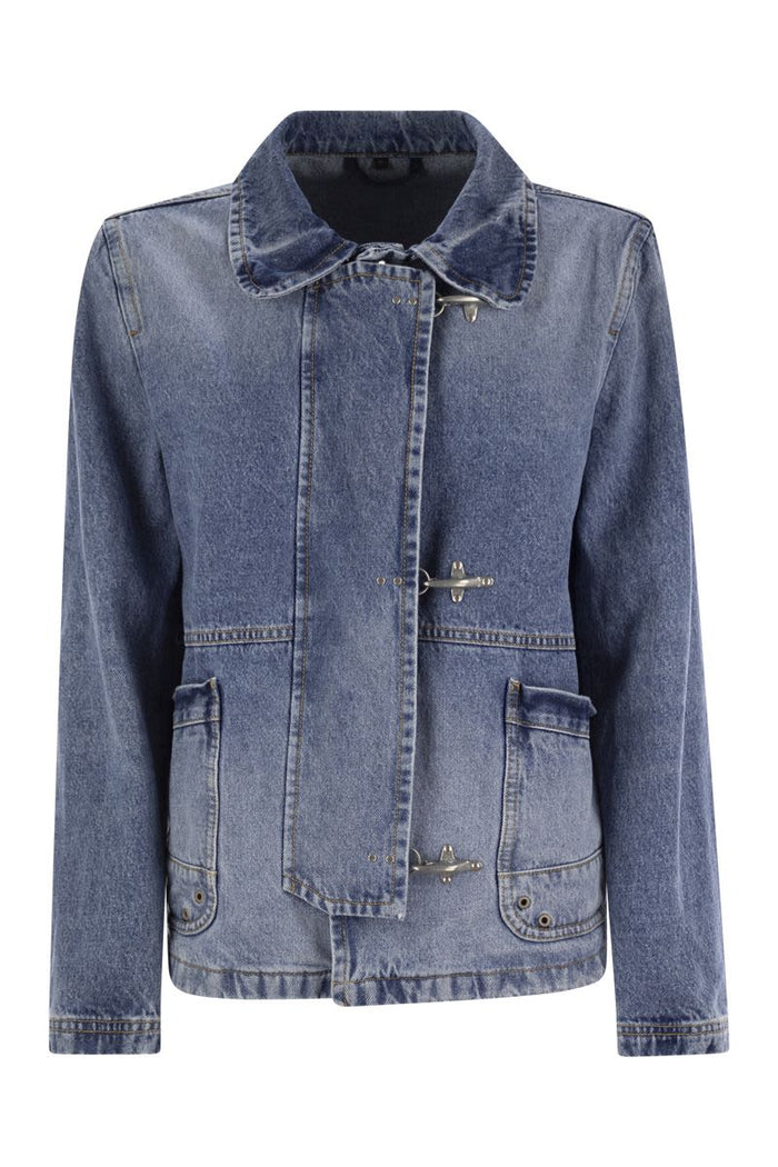 Fay 3 Ganci In Cotton Denim