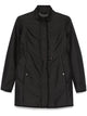 Fay Short Black Polyester Coat
