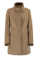 Fay Virginia Coat In Mélange Wool Cloth