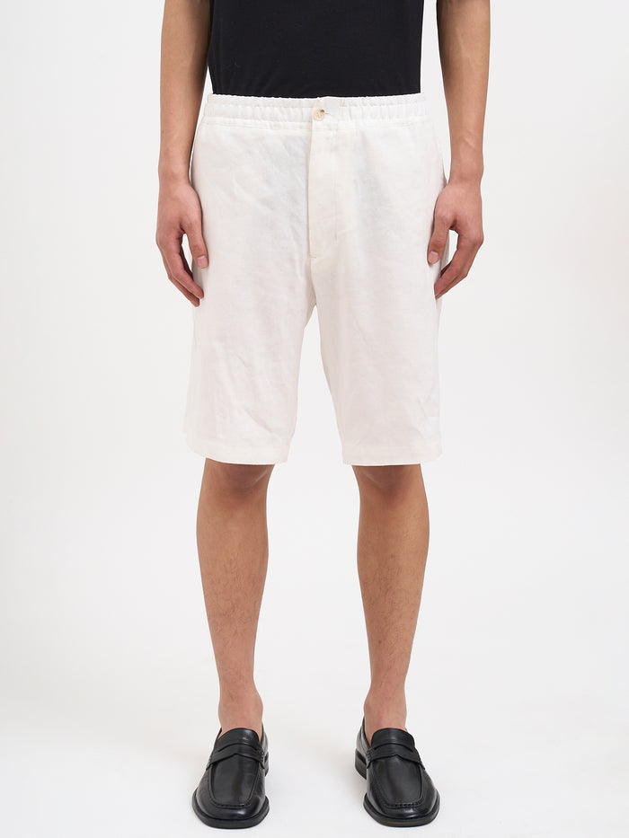 Paolo Pecora Linen And Viscose Bermuda