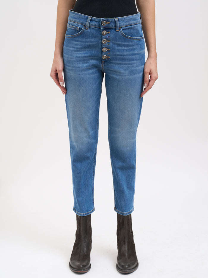 Dondup Pantalone Loose Koons Gioiello