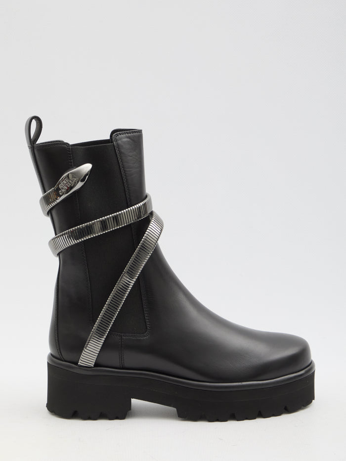 Rene Caovilla Juniper 45 Biker Boots