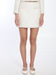 Self Portrait Bouclé Mini Skirt