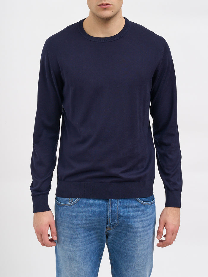 Daniele Alessandrini Crew Neck Long Sleeve Sweater
