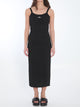 Alexander Wang Slip Dress With 3D Logo