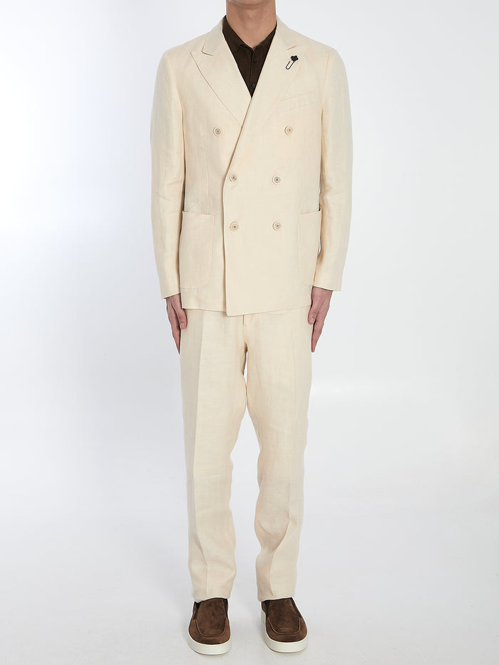 Lardini Two-Piece Linen Suit
