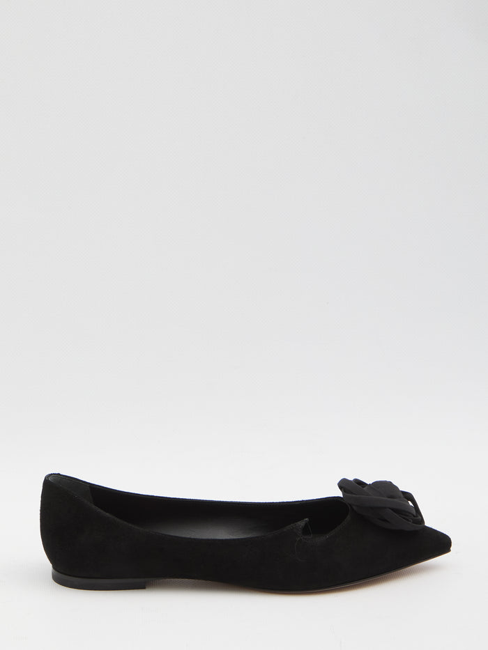 Roger Vivier I Love Vivier Ballerinas With Rose