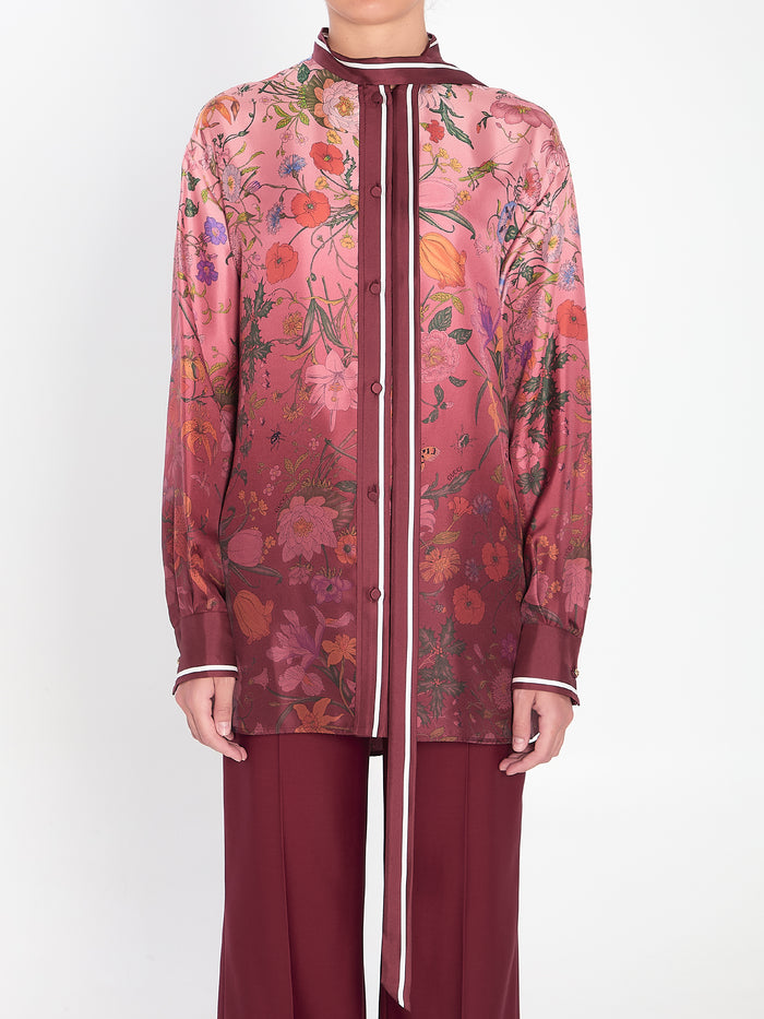 Gucci Printed Silk Shirt
