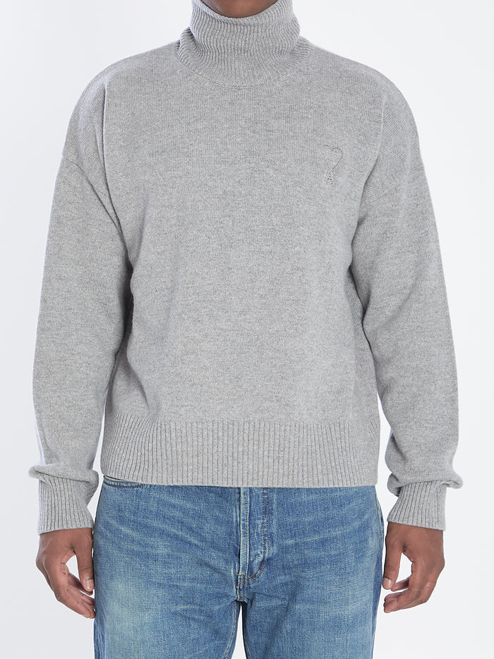 Ami Paris Ami De Coeur Turtleneck