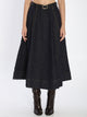 Self Portrait Flared Midi Skirt