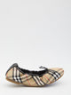 Burberry Fawn Check Ballet Flats