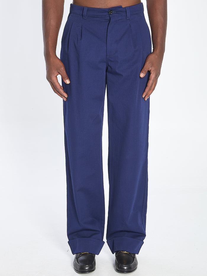 Valentino Garavani Cotton Gabardine Trousers