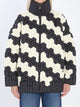 Raxxy Black And White Puffer Jacket