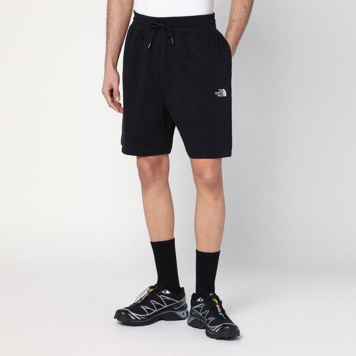 The North Face  Black Cotton-Blend Shorts With Logo