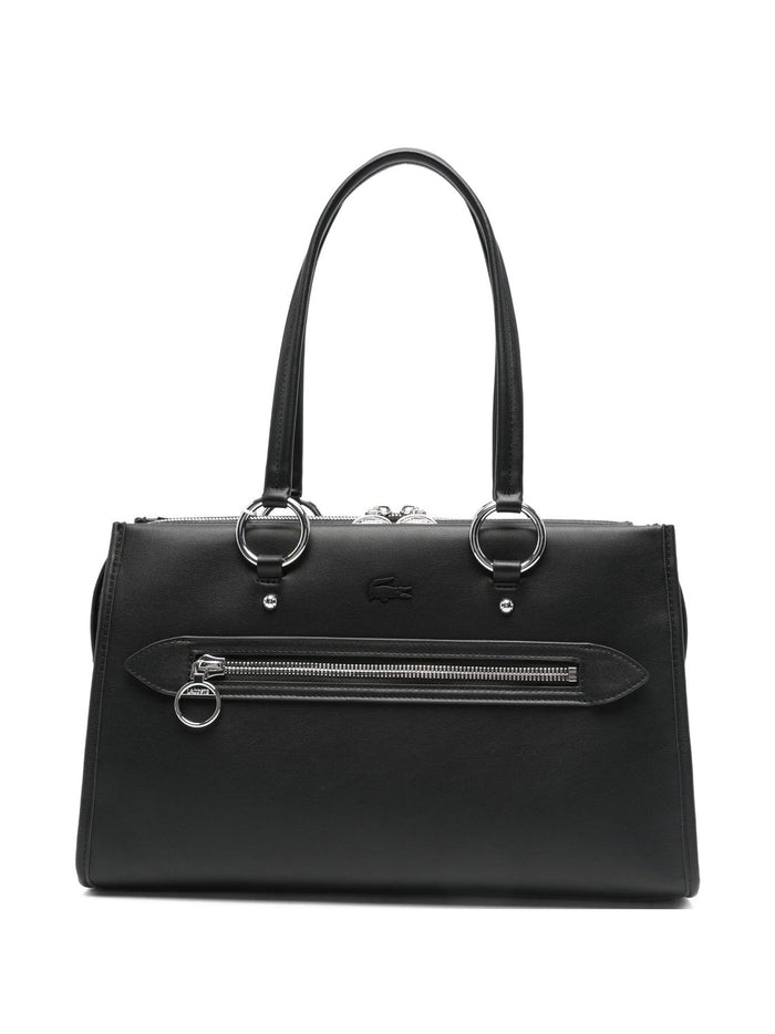 Lacoste Lacoste Medium Ring-Detail Shoulder Bag
