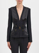 Elisabetta Franchi Bustier Jacket With Belt