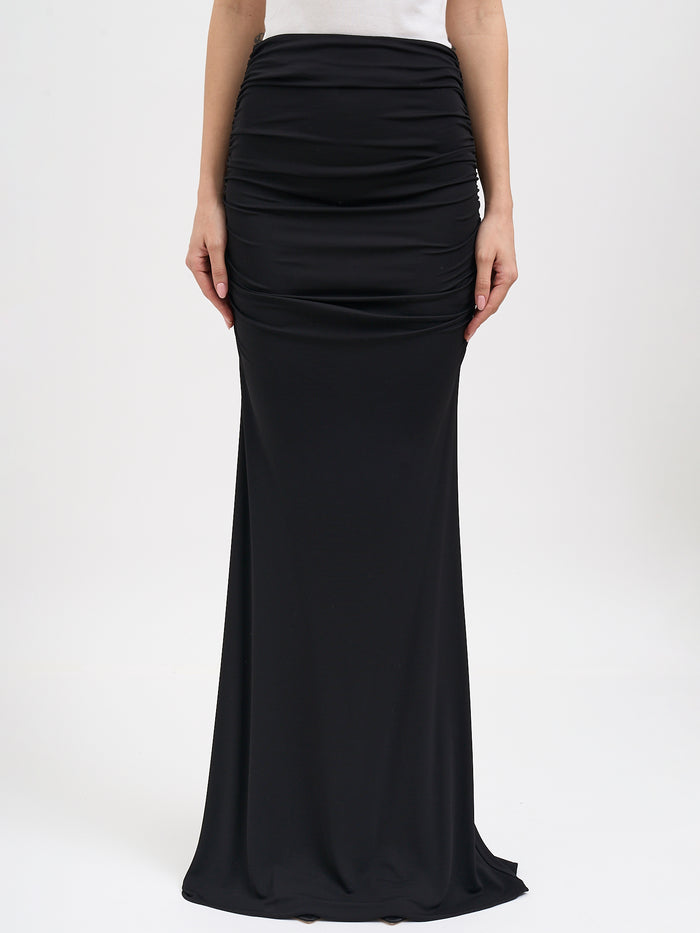 Elisabetta Franchi Long Viscose Skirt