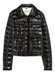 Fay Black Nylon Quilted Toggle Jacket
