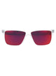 Nike Clear / Polar Red Mirror Acetate Sunglasses
