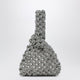 Hibourama Niky Silver Jewel Bag With Crystals