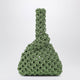 Hibourama Niky Apple Green Jewel Bag With Crystals