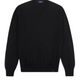 Fay Black Ribbed Knit Wool Sweater
