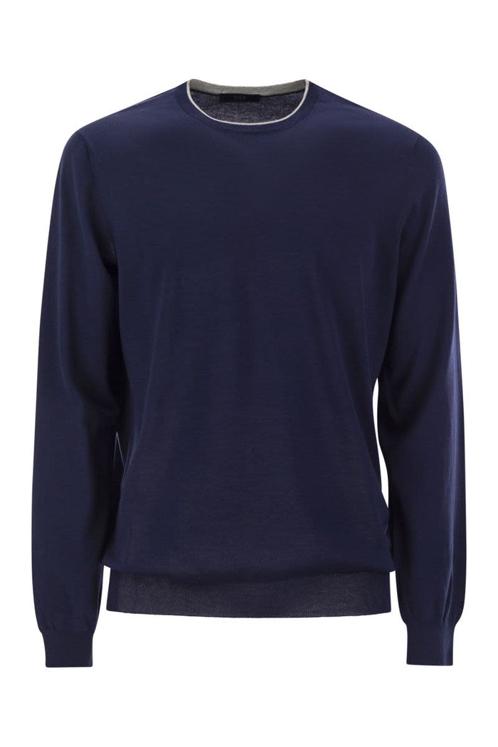Fay Cotton Crew-Neck Jumper