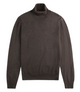 Fay Rolled Neck Ribbed Sweater