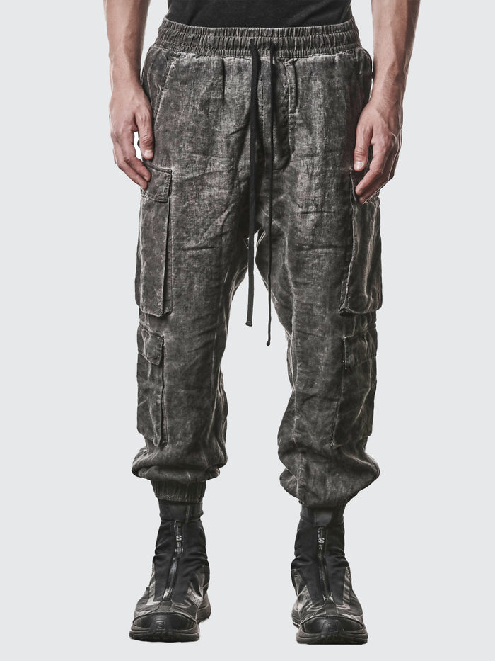 Thom Krom Double Cargo Linen Trousers