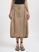 Studio B3 Aliosa Linen Spalmato Skirt